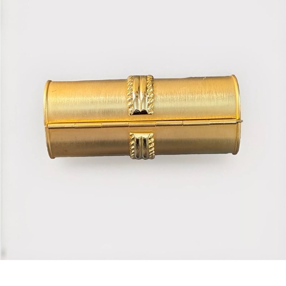 Brushed Gold Tone Princess Marcella Borghese Compact With Mirror - Picture 3 of 6